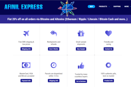 An overview of Afinil Express' offered services