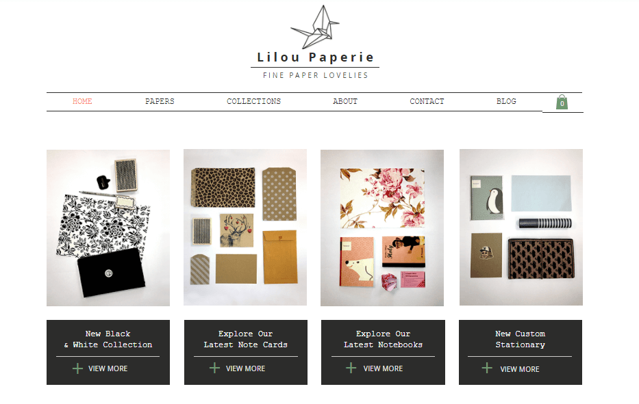 Sample Wix Online Store Template