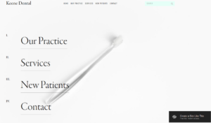Squarespace medical dental clinic website template